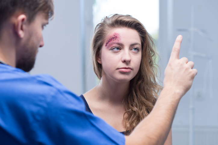 Facial injuries and emotional trauma